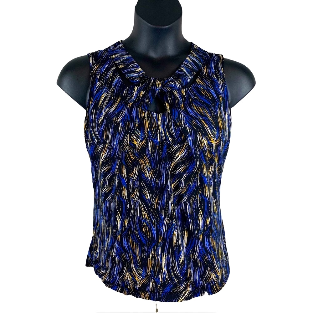 Roz & Ali Twist neck Tank Top , Size XL